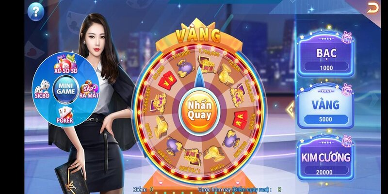 Vừa đánh bài vừa được quay thưởng khi chơi game